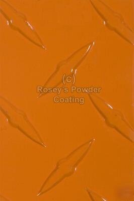 New 2 lbs safety orange powder coating ( )