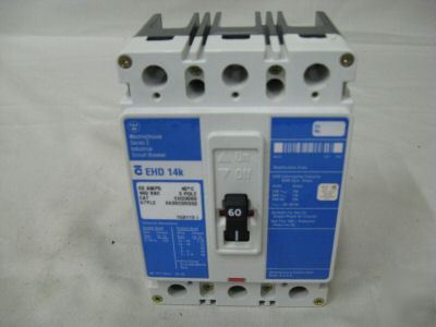 Westinghouse 60 amp breaker EHD3060 FAL34060 6B846