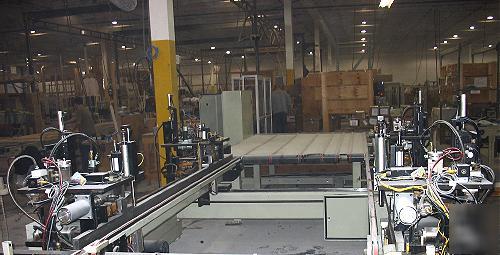 Systematix feed thru window frame assembly machine