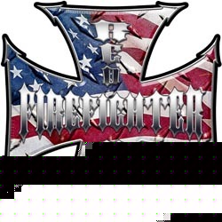 Firefighter decal reflective 2
