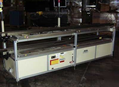 Dynapace 2-tier pcb conveyor for test & repair rework