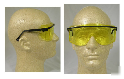 Uvex otg safety glasses amber