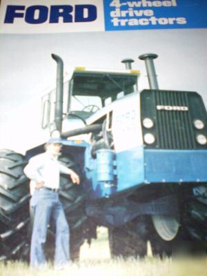 Ford 4-wheel drive tractors sales literature, 1977