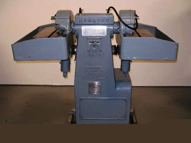Hammond heavy duty double end carbide grinder, 10