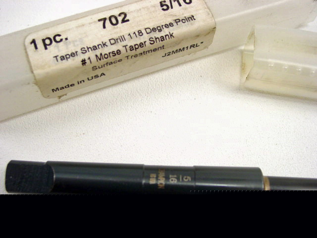 New champion 702 #1 morse taper drill - 5/16
