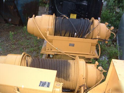 4 gearmatic 40,000# line pull winches