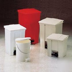 8 gallon fire-safe plastic receptacles-rcp 6143 bei