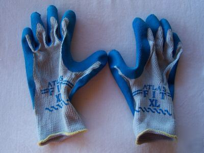 Atlas 300 work garden gloves 6 pair x-large