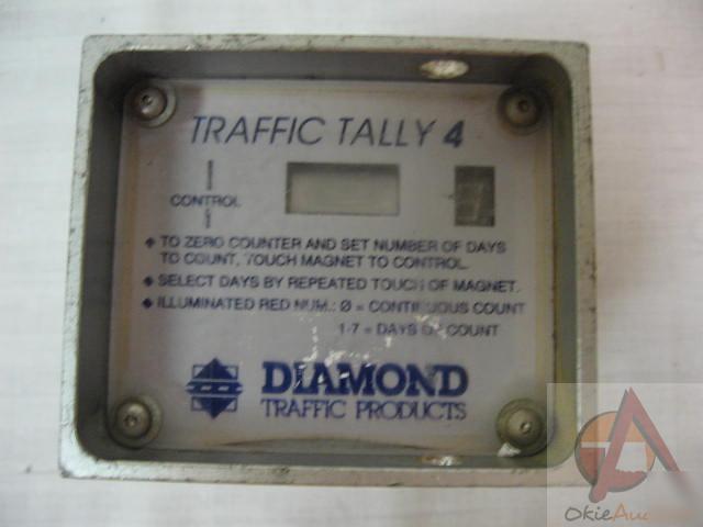 Diamond traffic tally 4 volume counter