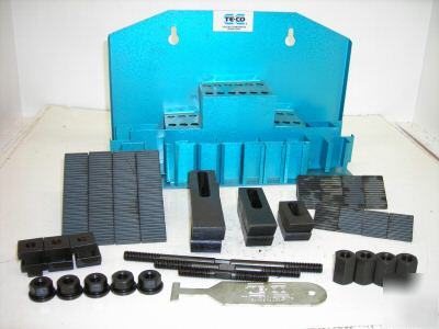 Te-co clamping kit 58 piece studs 3/8'' t-slot 1/2''