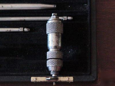 Vintage millers falls # 1218 inside micrometer set 8 pc