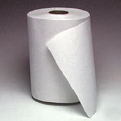 Windsoft white roll towels 2