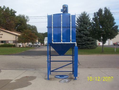 4900 cfm, 10 hp, nine cartridge, dust collector