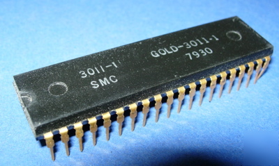 Lsi 3011-1 smc 40-pin gold leads vintage 1979