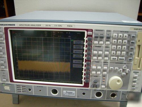 Rohde & schwarz FSEA30 spectrum analyzer, 3.5 ghz 