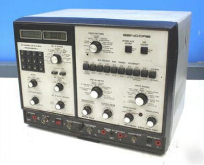 Sencore VA62 universal video analyzer w/ manual
