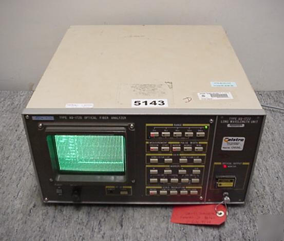 Ando AQ1720B optical fibre analyser w/ AQ1722