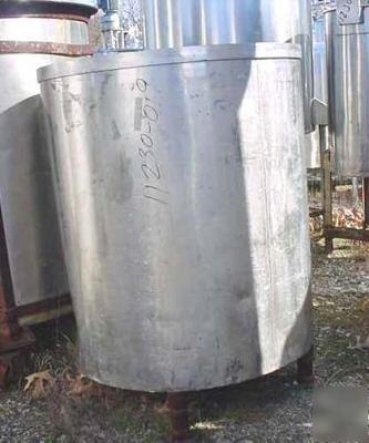 Used 100 gallon vertical stainless steel tank