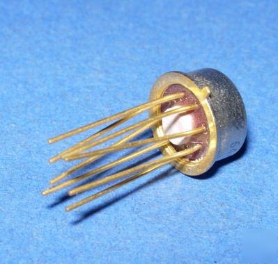 Linear LM101A amd vintage gold metal can 1972