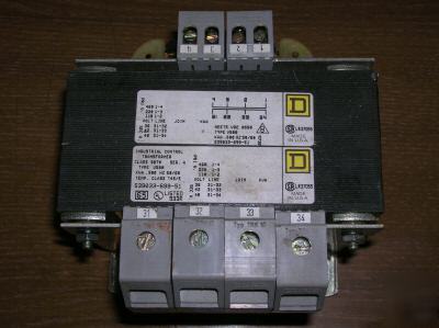 New square d industrial control transformer 9070 ser. a