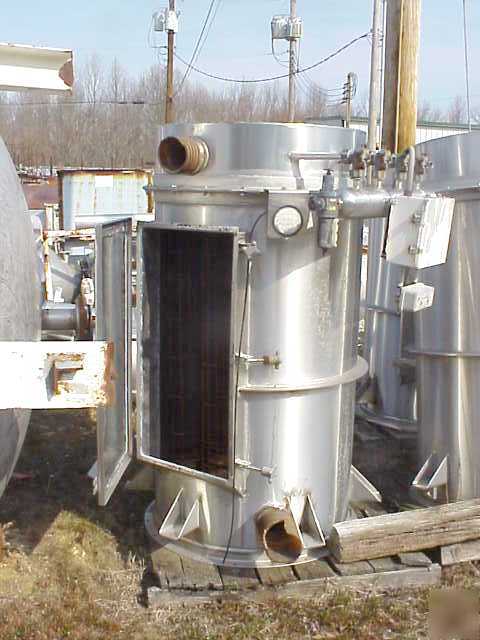 Reverse pulse jet stainless steel dust collector