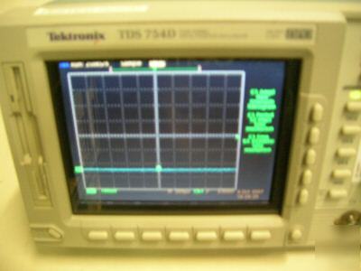 Tektronix TDS754D 500MHZ oscilliscope loaded w/ options