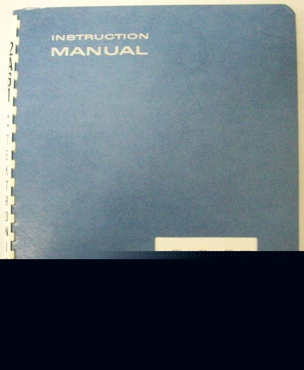 Tektronix 2A61 plug-in instruction manual - $5 shipping