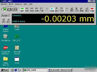 Excel interferometer with software