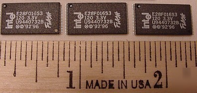 Intel flash memory ~ E28F016S3 ~ tsop ics (5)