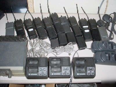 Lot of ericcson/kenwood/motorola radios & equipment