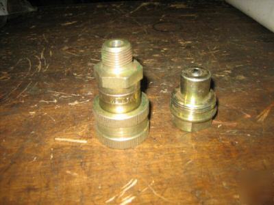 New greenlee 3/8 large bender hose coupler set 