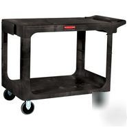 Rubbermaid flat shelf utility cart rcp 4525