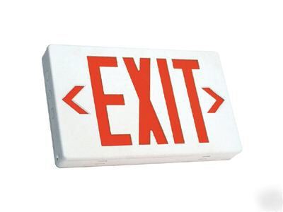 6-led exit signs / emergency lights with battery backup