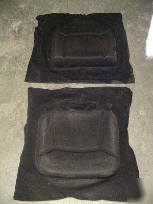 Clarke forklift forktruck black denium seat cushion