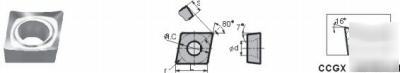 CCGX060204-lh carbide inserts 29 lots of 10 pcs