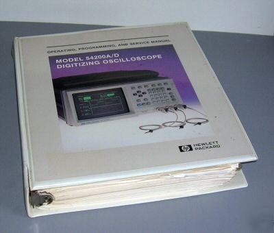 Hp / agilent 54200D /a ops, prog.& service manual