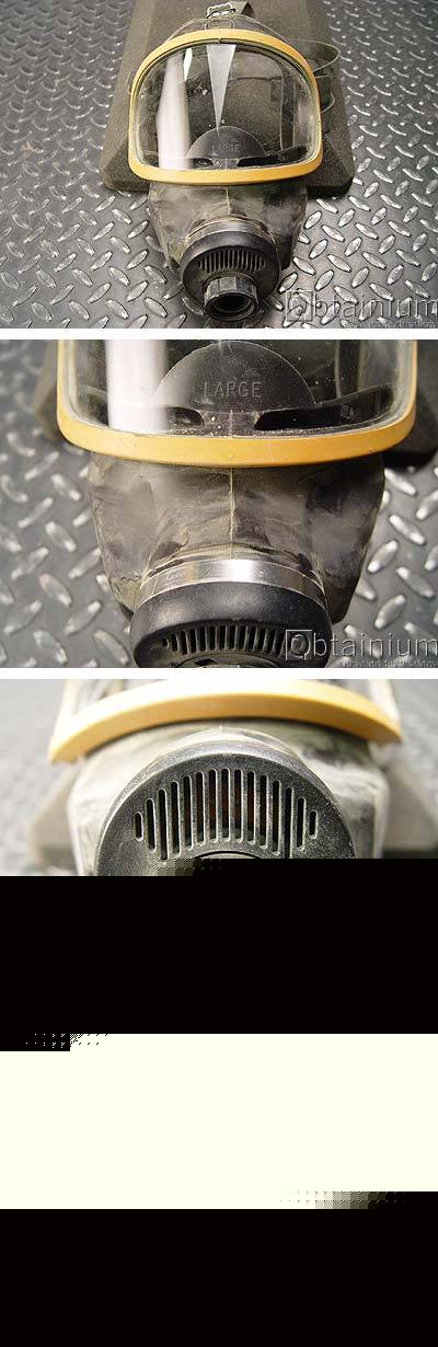 Lot of 12 msa ultravue scba respirator masks size l,m