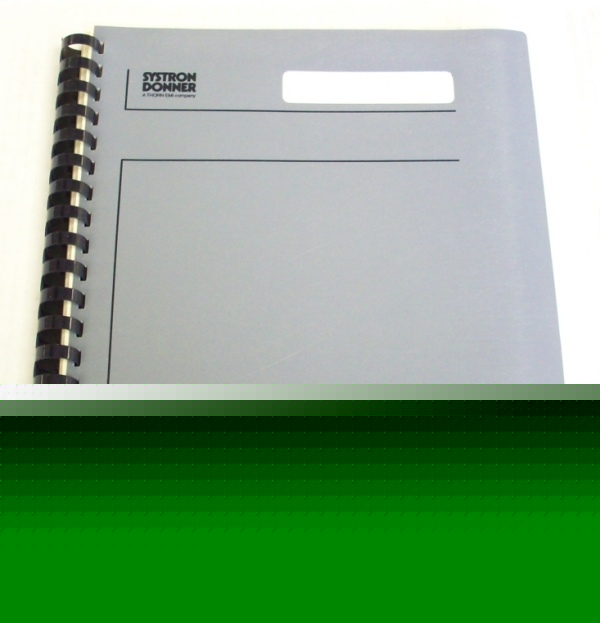 Systron donner 624XA op/service manual - $5 shipping 