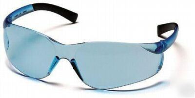 New 12 pyramex ztek blue antifog sun & safety glasses