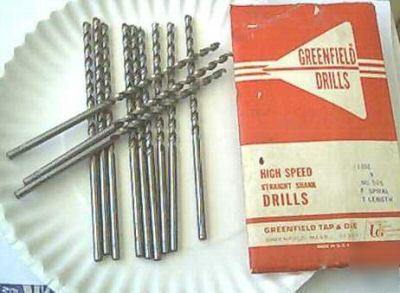 New usa made #9 extra lenght drill bits 12 pack