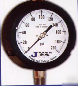 Process pressure gauge 4 1/2