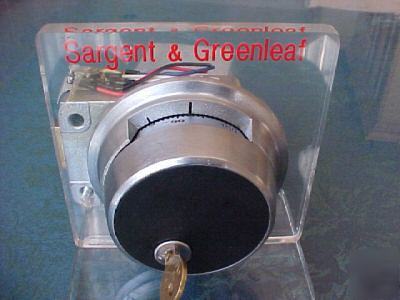 Sargent greenleaf dial safe lock display