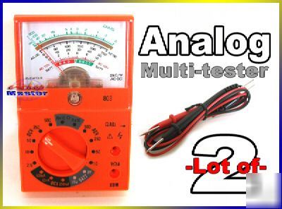 (X2) analog electrical circuit multi-tester multi-meter
