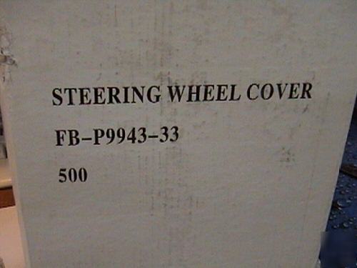 Lot of 100 industrial mechanic steering wheel covers 