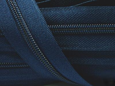 #5 nylon coil continuous zipper chain 20YD (920) navy