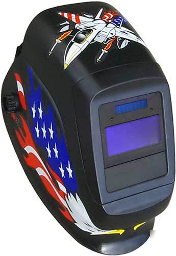 American screaming eagle auto darkening welding helmet