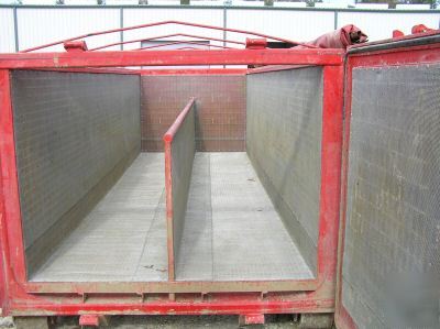 Dewatering box 30 cuyd, filter press