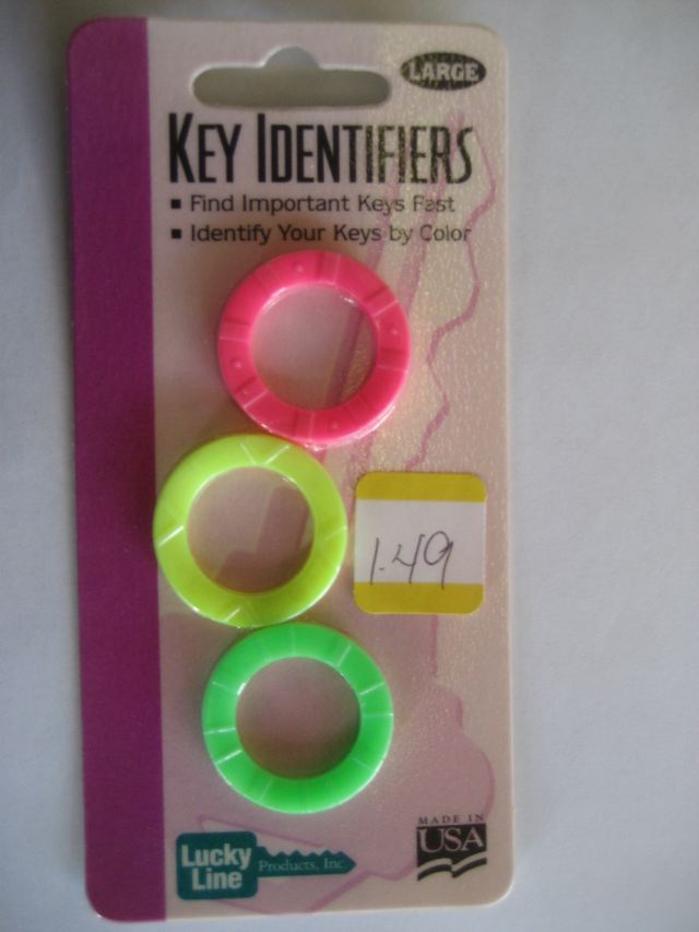 Large multicolor 4 key identifiers-lcy 16606