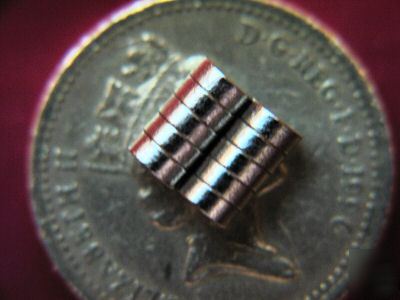 50 neodymium(rare earth ndfeb) magnets 4X1.5MM free p+p