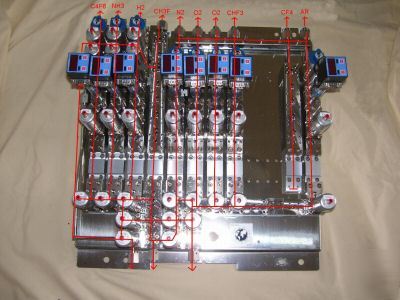 Applied materials 10 port gas manifold